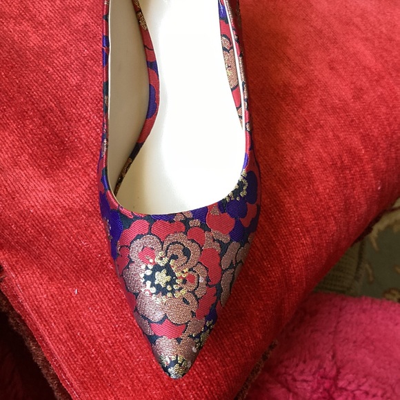 Cole Haan Grand.Os like new w box Valerie floral Pumps Size 6.5 only worn 1x - Picture 5 of 6